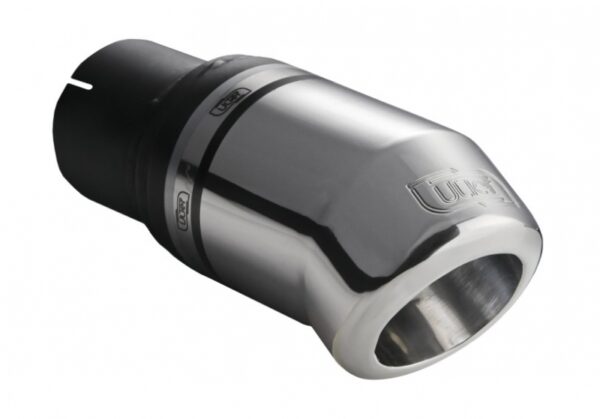 Universal Exhaust Tail Pipe Muffler Tip round 80mm lenght 120mm mounting diameter 50mm