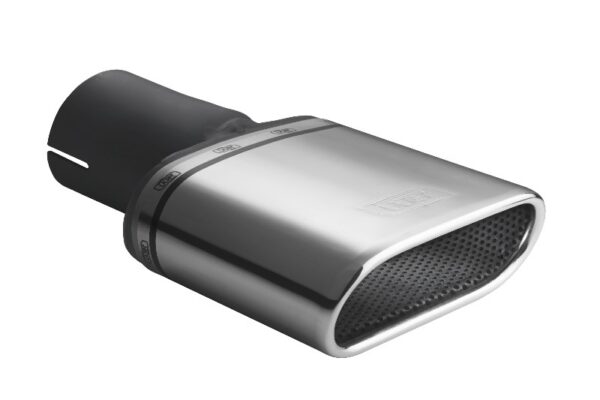 Universal Exhaust Tail Pipe Muffler Tip oval 167×60mm lenght 120mm mounting diameter 50mm