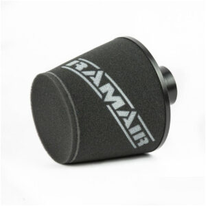 Universal Neck Black Large Aluminium Base Cone Filter Ramair JS-070-BK-KIT 70mm