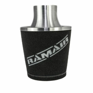 Universal Neck Black Large Aluminium Base Cone Filter Ramair JS-105-SL 70mm