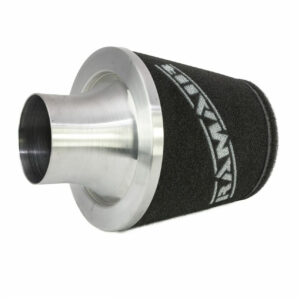 Universal Neck Black Large Aluminium Base Cone Filter Ramair JS-107-SL 80mm