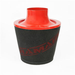 Universal Neck Black Large Aluminium Base Cone Filter Ramair JS-108-RD 80mm