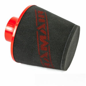 Universal Neck Black Large Aluminium Base Cone Filter Ramair JS-109-RD 102mm