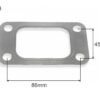 Turbo gasket flange T3