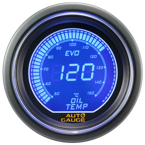 New Auto Gauge EVO series Gauge Oil temperature indicator