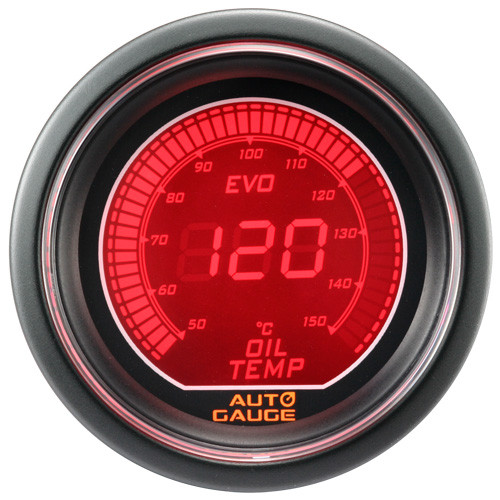 New Auto Gauge EVO series Gauge Oil temperature indicator