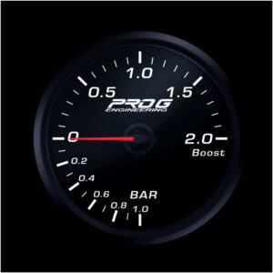 Pro G Race Series 2 RC gauge,  Boost 2 Bar WHITE 60mm