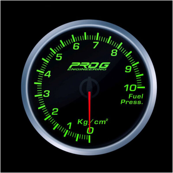 Wskaźnik Pro G Race Series 2 RS, fuel pressure Kg/cm2 GREEN 52mm