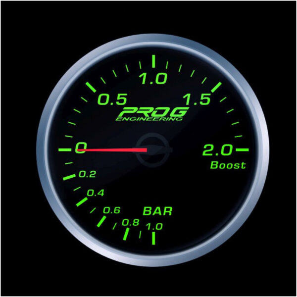 Wskaźnik Pro G Race Series 2 RS,  Boost 2 Bar GREEN 52mm