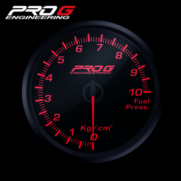 Pro G Race Series RC gauge, fuel pressure Kg/cm2 RED 52mm