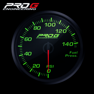 Pro G Race Series RC gauge, fuel pressure PSI GREEN 60mm