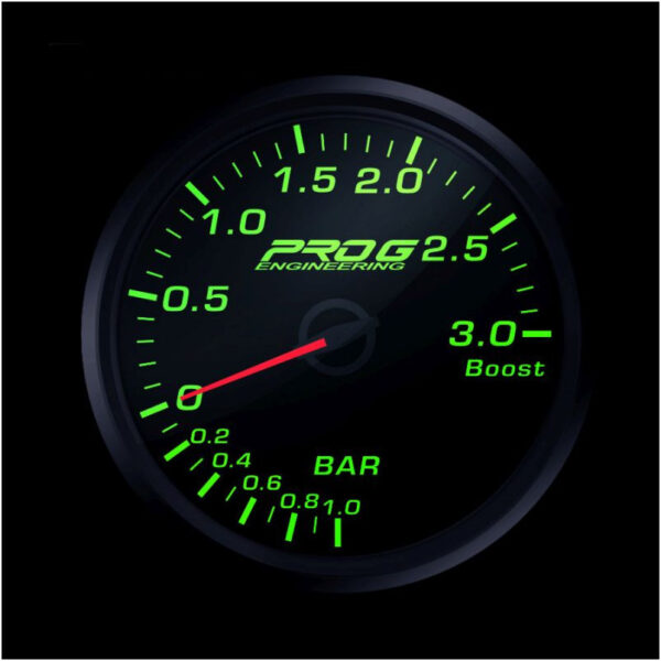 Pro G Race Series RC gauge, boost 3 Bar GREEN 52mm