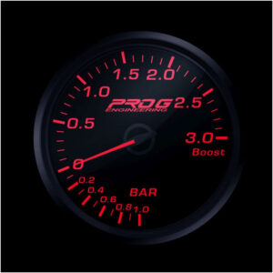 Pro G Race Series RC gauge, boost 3 Bar RED 52mm
