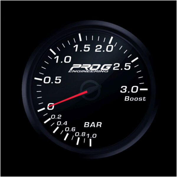 Pro G Race Series RC gauge, boost 3 Bar WHITE 60mm