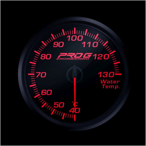 Pro G Race Series RC gauge, water temperature °C RED 60mm