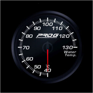 Pro G Race Series RC gauge, water temperature °C WHITE 60mm