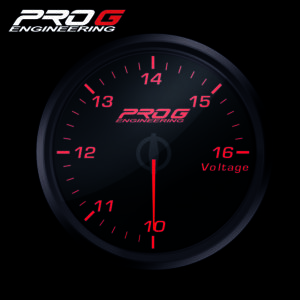 Pro G Race Series RC gauge, Voltage RED 52mm