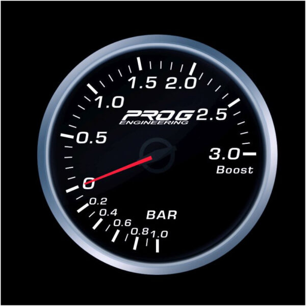 Pro G Race Series RS gauge, boost 3 Bar WHITE 60mm