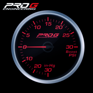 Pro G Race Series RS gauge, boost 30 PSI RED 60mm