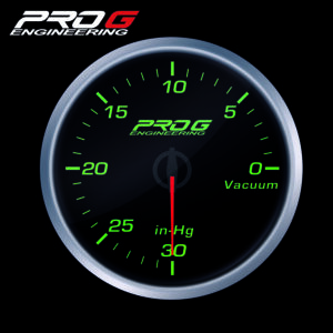 Pro G Race Series RS gauge, Vacuum GREEN 60mm