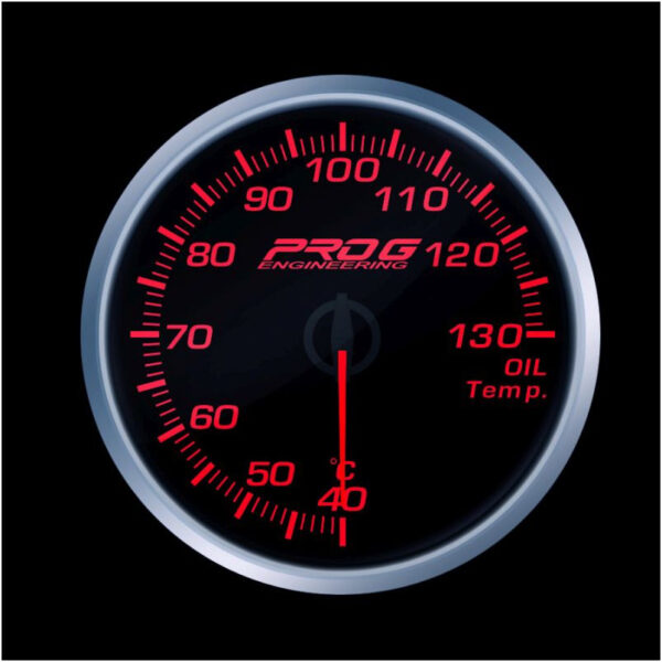 Pro G Race Series RS gauge, oil temperature °C RED 60mm