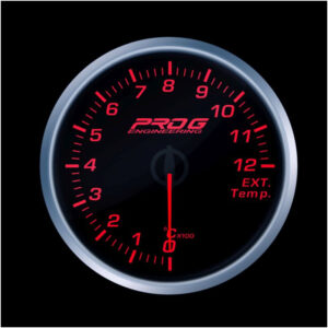 Pro G Race Series RS gauge, exhaust gas temperature EGT °C RED 52mm
