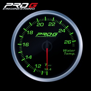 Pro G Race Series RS gauge, water temperature °F GREEN 52mm