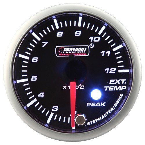 wskaznik-prosport-egt-temperatura-spalin-seria-stepper-motor-peak-52mm-green Prosport EGT Indicator Stepper Motor Peak series 52mm Green