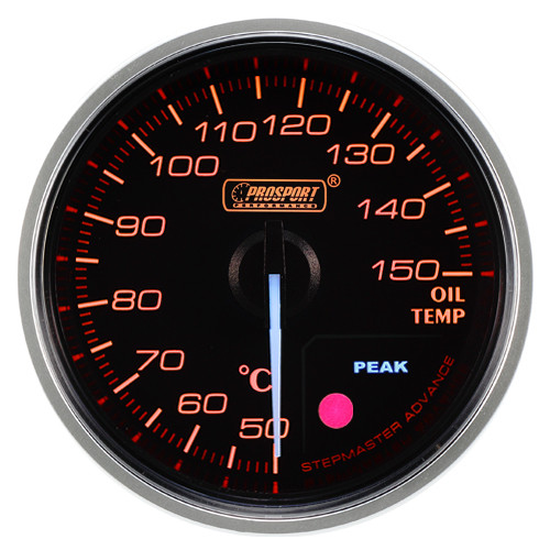 wskaznik-prosport-premium-temperatura-oleju-52mm Prosport Premium oil temperature indicator 52mm amber