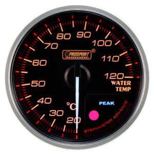 Prosport Premium water temperature indicator 52mm amber