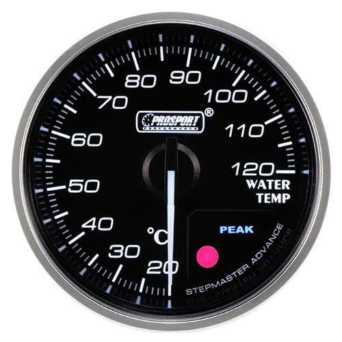 Prosport Premium water temperature indicator 60mm amber