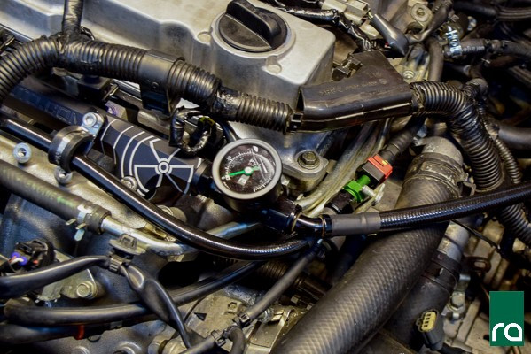 Fuel pressure regulator gauge Radium Engineering 0-100psi