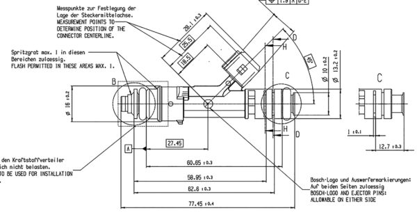 Bosch 1700cc injector