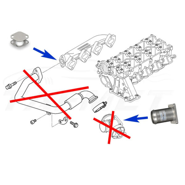 zamiennik-zaworu-egr-bmw-z-silnikami-2-0-2-5-3-0-d-m51-m47-m57_3 EGR Delete Kit for Land Rover Freelander BMW with 2.0 2.5 3.0 D M51 M47 M57 engines
