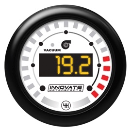 MTX Digital gauge, Innovate 3851 Vacuum/Boost & Shift Light (DUAL)