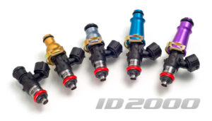 4 fuel injectors kit Injector Dynamics 2000cc/min, Honda S2000 F- Ser. 00-05 48mm / 11mm (gold)