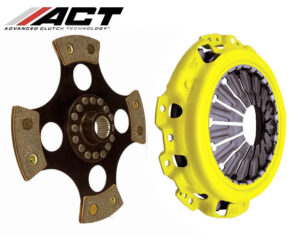 ACT clutch kit, Heavy Duty 4 PAD RIGID Disc Honda Civic & CRX B-series (B16A2/B18C4/B18C6) (EK4/EK9/EG2/EG6/MB6/MC2) / 97-01 Integra 1.8L DC2 / 94-01 Integra 1.8L DB8