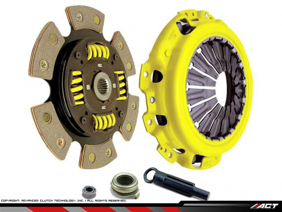 Clutch kit ACT, Xtreme Duty 6 PAD Nissan Skyline R32/R33 RB20/RB25 RB25DET 90-98